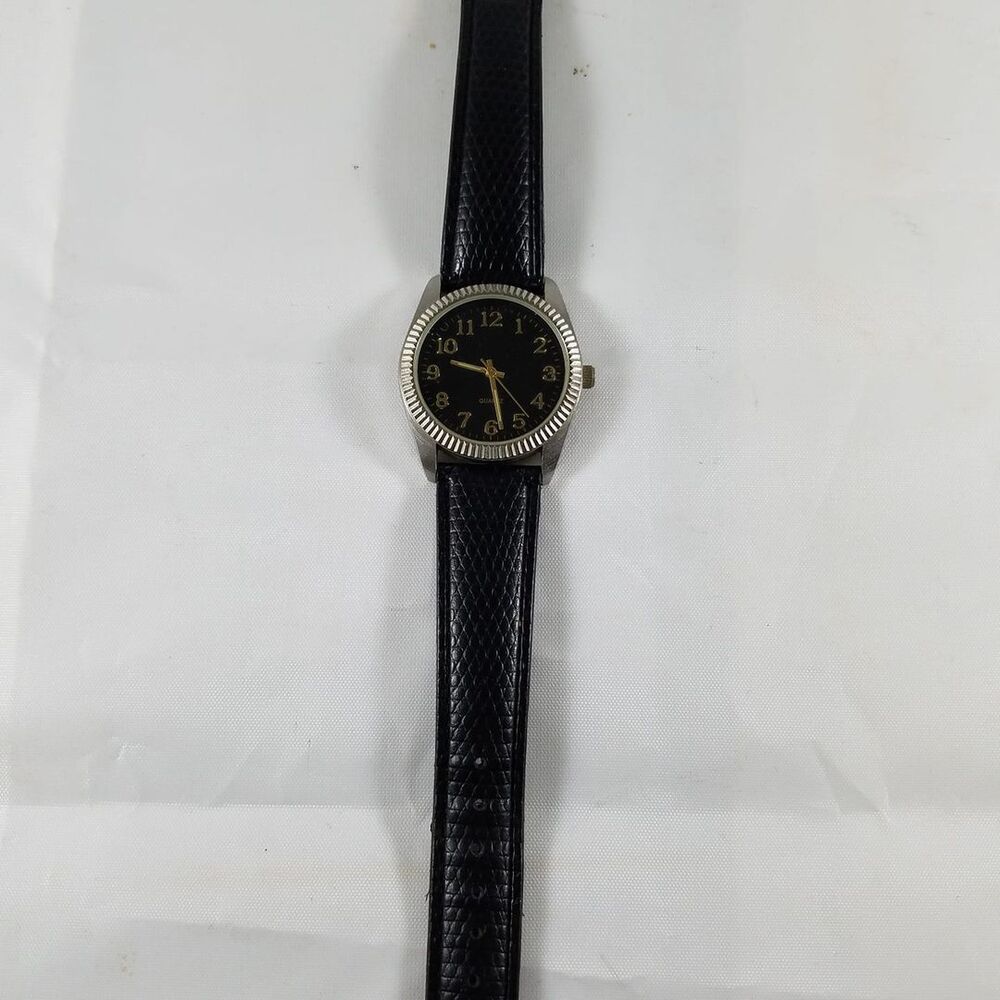 MZ Berger Womens Watch Black Face Large Numbers